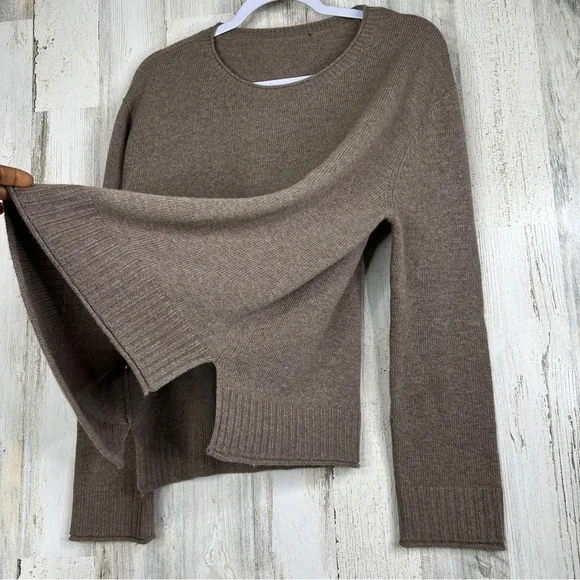 Jenni Kayne Everyday Sweater Soft Cozy Brown - Picture 3 of 14